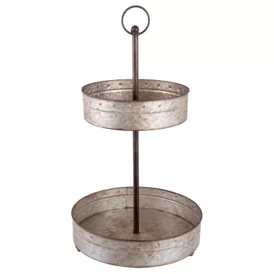 Clayre & Eef Etagere Ø 31x54 cm