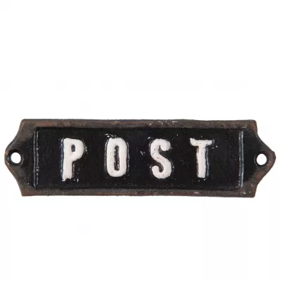 Clayre & Eef Textschild 12x0.5x3 cm