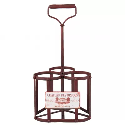 Clayre & Eef Flaschenregal 20x20x40 cm