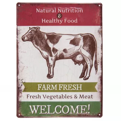 Clayre & Eef Textschild 30x40 cm