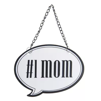 Clayre & Eef Textschild 11x8 cm