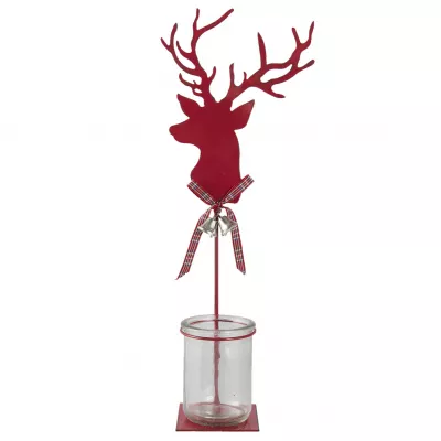 Clayre & Eef Teelichthalter Rentier 17x8x42 cm