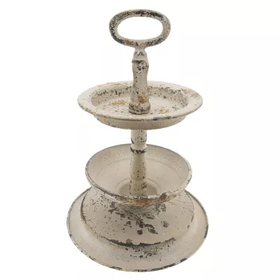 Clayre & Eef Etagere Ø 22x34 cm