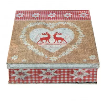 Clayre & Eef Deko Schachtel» 16x16x5 cm