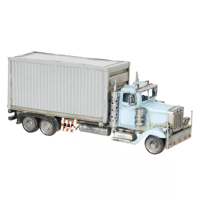 Clayre & Eef Modell LKW mit Container 29x10x12 cm