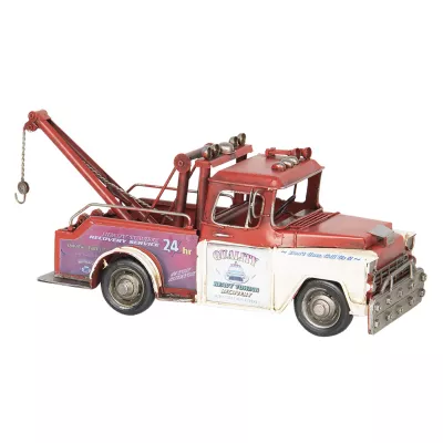 Clayre & Eef Modell Abschleppwagen 31x11x15 cm