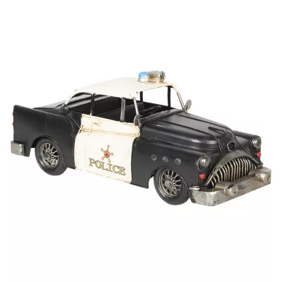 Clayre & Eef Modell Polizeiauto 33x13x13 cm