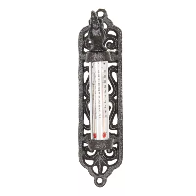 Clayre & Eef Thermometer Hahn 5x8x21 cm