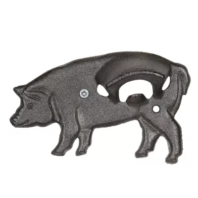 Clayre & Eef Flaschenöffner Schwein 16x3x9 cm
