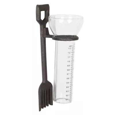 Clayre & Eef Regenmesser Heugabel 8x12x27 cm