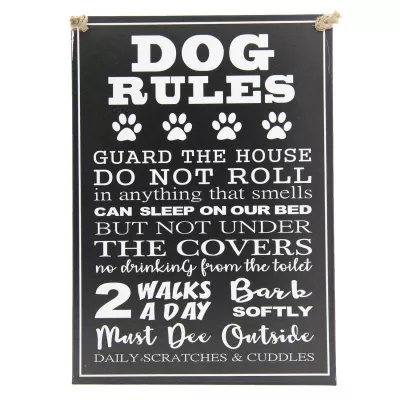 Clayre & Eef Textschild 29x40 cm