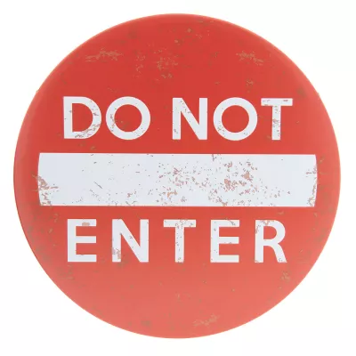 Clayre & Eef Textschild Ø30 cm