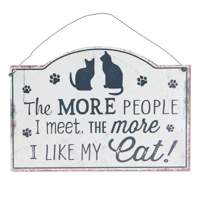 Clayre & Eef Textschild 27x19 cm