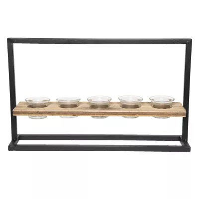 Clayre & Eef Teelichthalter   44x10x26 cm