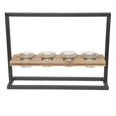 Clayre & Eef Teelichthalter   37x10x27 cm
