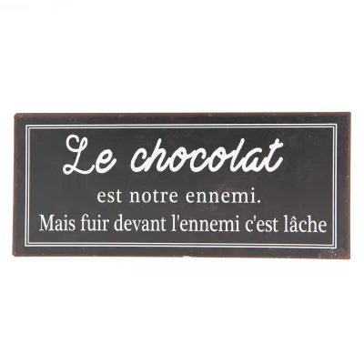 Clayre & Eef Textschild 30x13 cm