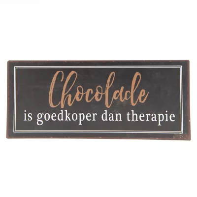 Clayre & Eef Textschild 30x13 cm
