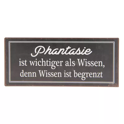 Clayre & Eef Textschild 30x13 cm