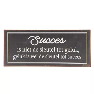 Clayre & Eef Textschild 30x13 cm