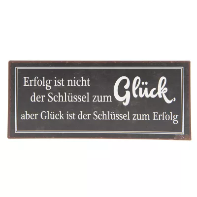 Clayre & Eef Textschild 30x13 cm