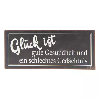 Clayre & Eef Textschild 30x13 cm