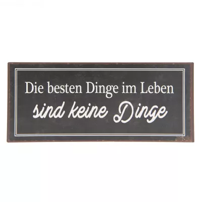 Clayre & Eef Textschild 30x13 cm