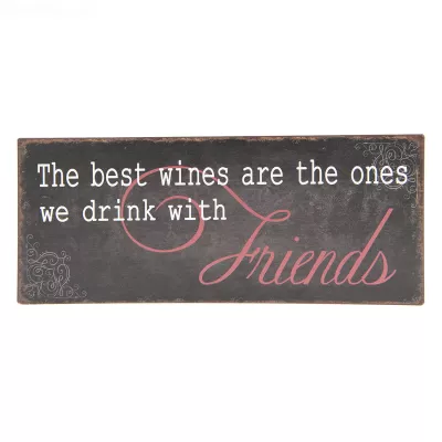 Clayre & Eef Textschild 31x13x0.5 cm