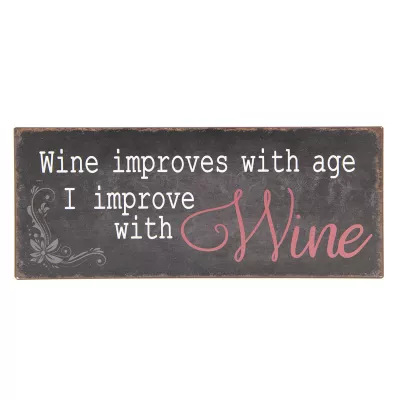 Clayre & Eef Textschild 31x1x13cm