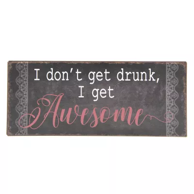 Clayre & Eef Textschild 31x1x13cm