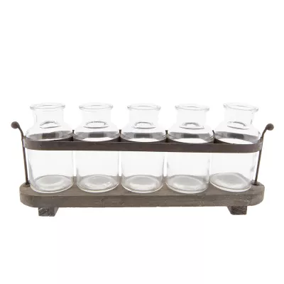 Clayre & Eef Flaschenhalter mit» 38x8x17 cm