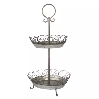 Clayre & Eef Etagere Ø 37x72 cm