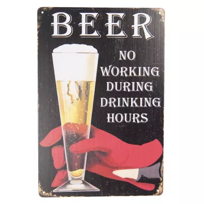 Clayre & Eef Textschild 20x30 cm