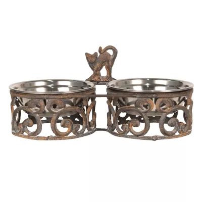 Clayre & Eef Tier Fressnapf 36x18x18 cm