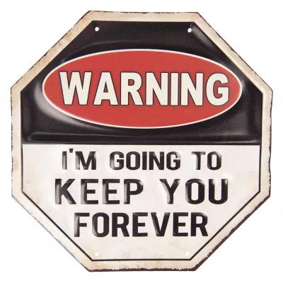 Clayre & Eef Textschild 30x30 cm