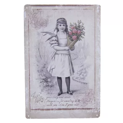 Clayre & Eef Textschild 20x30 cm