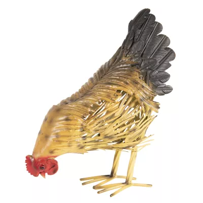 Clayre & Eef Dekoration Huhn 36x15x37 cm