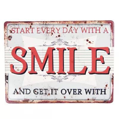 Clayre & Eef Textschild 25x20 cm