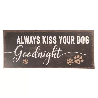 Clayre & Eef Textschild 30x13 cm
