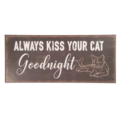 Clayre & Eef Textschild 30x13 cm