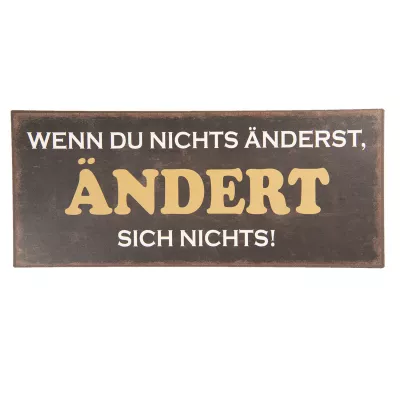 Clayre & Eef Textschild 30x13 cm