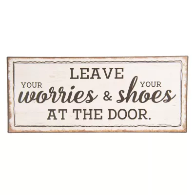 Clayre & Eef Textschild 30x13 cm