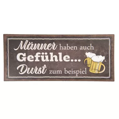 Clayre & Eef Textschild 30x13 cm