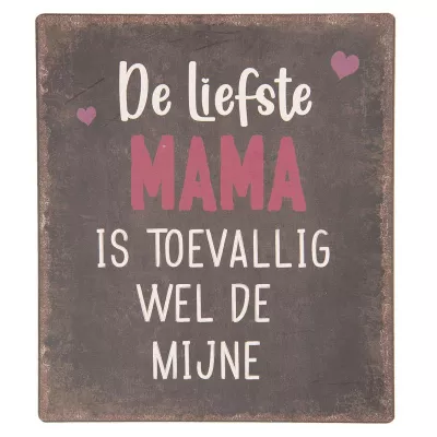 Clayre & Eef Textschild 13x15 cm