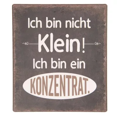 Clayre & Eef Textschild 13x15 cm