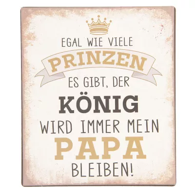 Clayre & Eef Textschild 13x15 cm