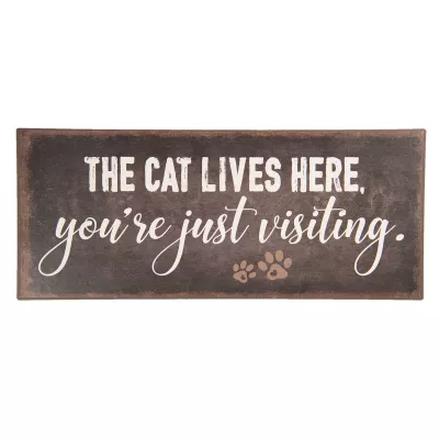 Clayre & Eef Textschild 30x13 cm