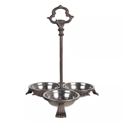 Clayre & Eef Tier Fressnapf 31x30x37 cm / 3x500 ml