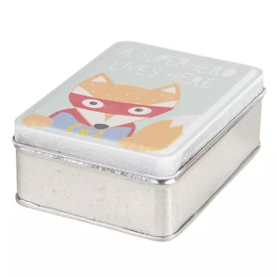 Clayre & Eef Schachtel aus Metall 10x8x4 cm