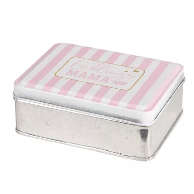 Clayre & Eef Schachtel aus Metall 10x8x4 cm