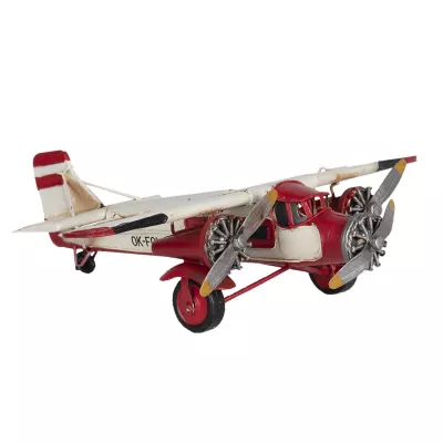 Clayre & Eef Modell Flugzeug 28x25x7 cm